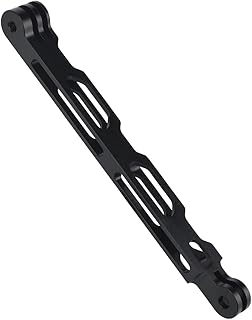 KLYNGTSK Action Camera Extension Arm Aluminum Alloy Helmet Extension Arm Anti-shake Gopro Helmet Extension Light Helmet Mount Extension for GoPro Hero 9/8/7/6/5/4/3 GoPro Max SARGO Osmo(16.5cm,Black)