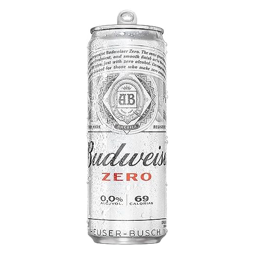 Budweiser Cerveja Zero Álcool, Lata 350 ml