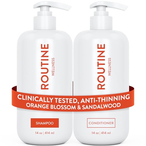 Routine Wellness Anti-Thinning Volumizing Shampoo and Conditioner Set for Thinning