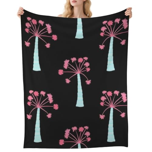 Seamless Tropical Pattern with Bold Color Contrast Ultra- Plush Feel