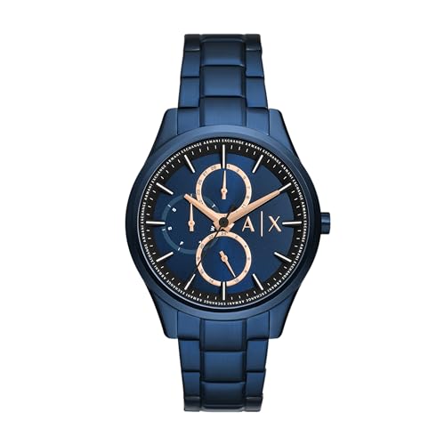 Image of A|X Armani Exchange Men's Multifunction Analog Watch, Necklace Gift Set Stainless Steel Watches for Men