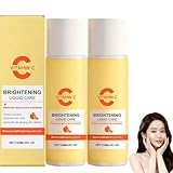Vitamin-C-Serum für das Gesicht, Hyaluronsäure-Serum für das Gesicht, mit Hyaluronsäure und Niacinamid, gegen Falten und Anti-Aging, hellt auf, strafft und spendet Feuchtigkeit. (2pcs)