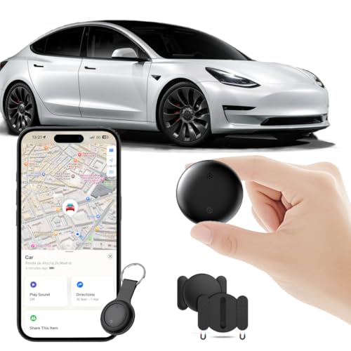Car GPS Tracker for Vehicles Worldwide GPS Tracker for Vehicles Work with Find My (iOS Only), Car Vehicle Tracking Anti-Lost Locator with App for Cars, Wallet, Pets, Luggage