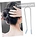 MUSISALY 8pcs Hot Curler Clips U-shaped Replacement Clips for Electric Rollers Compact and Versatile Hair Styling Tool for All Hair Types
