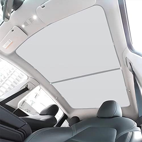 WISTMAR for Model Y Sunshade Roof Window Insulation UV Rays Protection, Sun Shade for Tesla Model Y Heat Blocking Shades 2021-2023, Roof Sunshade for Tesla Model Y UV Sun Blocking Heat Shade