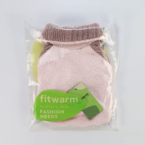 Fitwarm Fleece Dog Sweater, Turtleneck Dog Coat, Dog Winter Clothes For Small Dogs Girl, Pet Pullover Jumper, Cat Apparel, Pink, Medium #TOP7