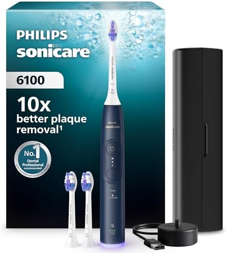 Philips Sonicare 6100 - Brosse à dents électrique sonique avec 2 ...