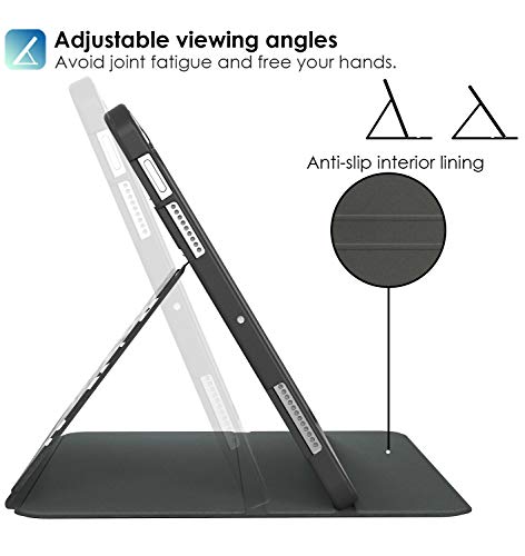 Supveco For Ipad Air 5 Case/Ipad Air 4 Case With Pencil Holder-[Support Pencil 2Nd Gen+Auto Wake/Sleep],Slim Lightweight Soft Tpu Back Cover For Ipad Air 5Th/4Th Gen 10.9 Inch 2022/2020 -Book #TOP4