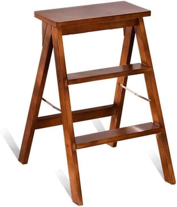 Tabouret ascendant OKUOKA pour une cuisine organisée et un accès facile aux étagères