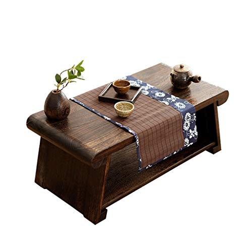 Table basse de chambre en bois marron pour salon et balcon