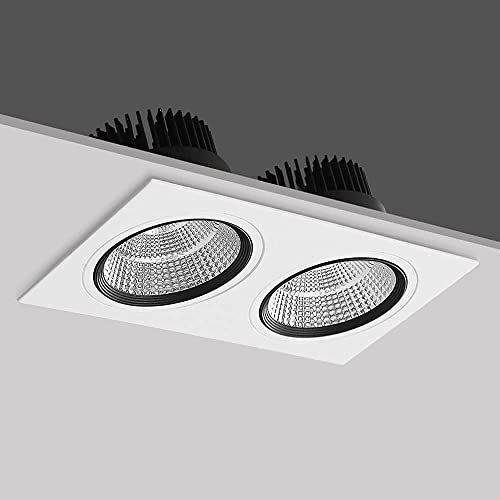 Spotlight pour living et corridor encastrable double éclairage directionnel