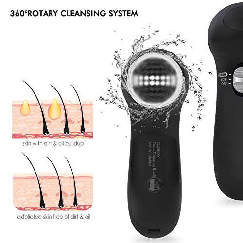 Clsevxy CLS-8783-1 Facial Cleansing Brush Face Scrubber: Clsevxy Electric Face Spin Cleanser Brushes thumb #4