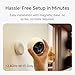 Noorio Security Cameras Wireless Outdoor/Indoor Magnetic, Cameras for Home Security Battery Powered, 1080P AI Motion Detection 2.4G WiFi Security Camera Outdoor, 8GB Free Local Storage MagCam, B200-SE