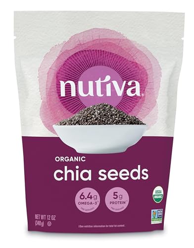 Nutiva Organic Chia Seed, Black, 12 Ounce (Pack of 1)