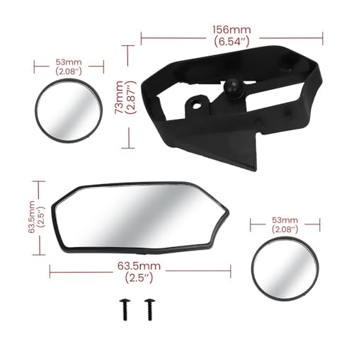 Rétroviseurs Latéraux Réglable Xmax 300 2023 Kit Support Mobile Avant