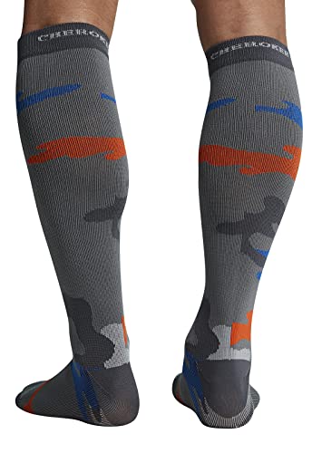 Image of Cherokee Compression Socks 10-15 mmHg Knee High 1 Pair Pack