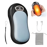 Uennm Handwärmer Elektrisch 10000 mAh, Taschenwärmer Wiederverwendbarer...