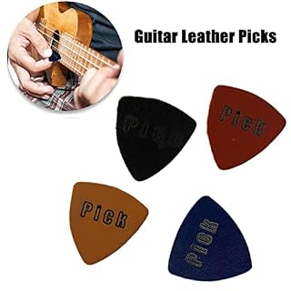 YZH Lot de 4 médiators en cuir pour ukulélé, guitare et basse, médiators en feutre pour adultes, médiators doux pour… - Les Beatles, Paul McCartney, John Lennon, RIngo Starr, George Harrison YZH Lot de 4 médiators en cuir pour ukulélé, guitare et basse, médiators en feutre pour adultes, médiators doux pour… – Image 3