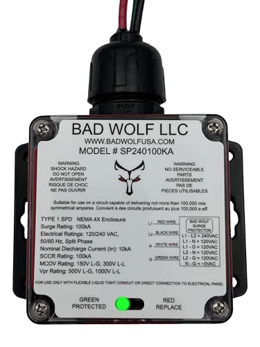 100kA Whole House Surge Protector, Type 1 SPD, ETL Listed