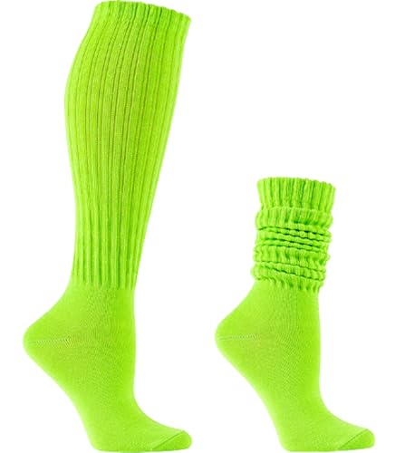 Image of Galsang Women's Slouch Socks, Long Scrunch Knit Casual Socks for Girls, B206