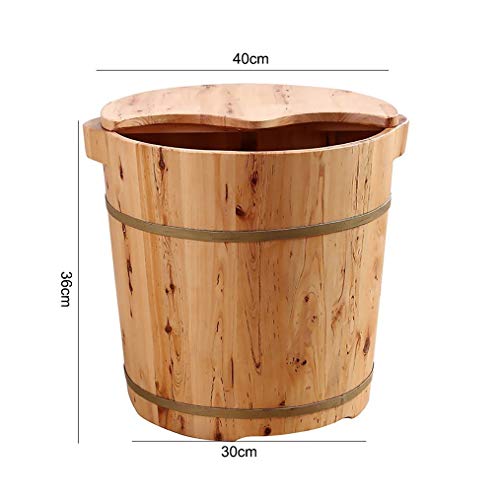 Bañera de sauna para pies de madera para pedicura miniatura 2