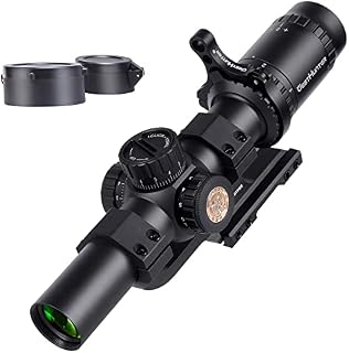 WestHunter Optics HD 1-6x24 IR LPVO Riflescope, 30 mm Red Green Illumination Tactical Precision 1/5 MIL Compact Shooting Scope | 2 Kinds of Reticles