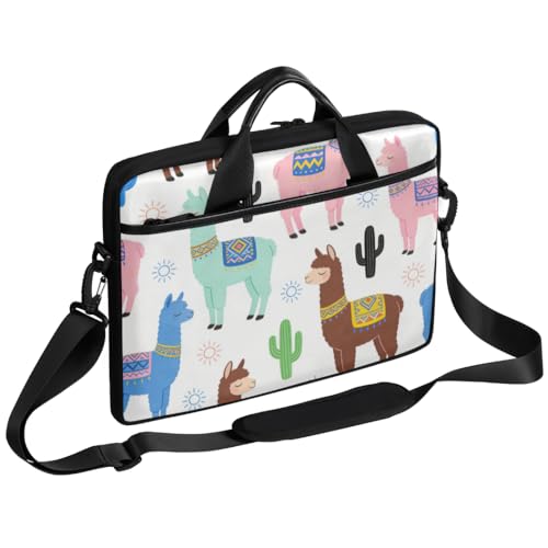Bolso porta laptop alpaca cactus 14-15 pulgadas miniatura 1