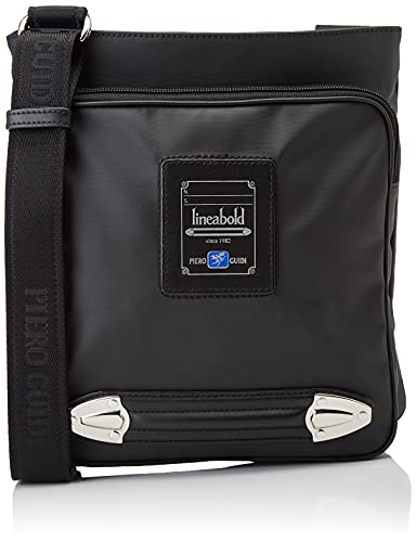 Piero Guidi Messenger, Borsa a Spalla Uomo, Nero (Nero), 25x27x5