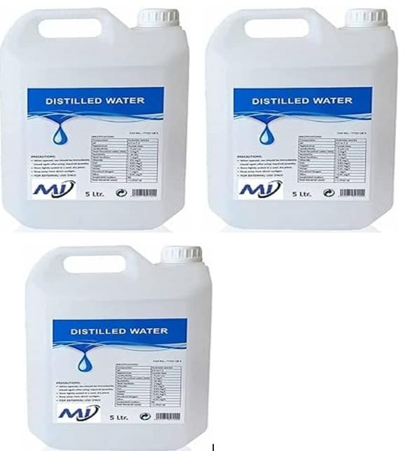 Distilled Water 5 Liters bundle of 3