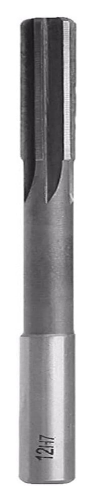 Alésoir à Main, Outil de Coupe de Fraise d'alésoir de Machine d'alésoir de Serrage de Tige Droite de HSS(12mm)