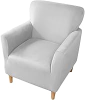 Vista 20 de XMAYODS Funda elástica para silla de club, fundas para silla de bañera, funda suave para sillón, protector de muebles extraíble, funda para silla