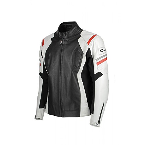 OJ Cub Wild noir blanc rouge avec choix de taille pour motard