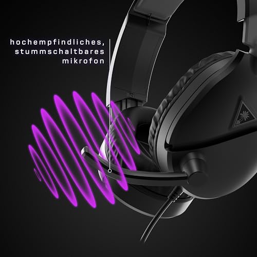 Turtle Beach Recon 70 plattformübergreifendes Gaming-Headset – PC, PS5, PS4, PlayStation, Xbox Series X|S, Xbox One, Mobilgeräte 3