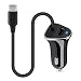 USB Type C Car Charger, Quick Charge 3.4A USB Car Adapter with 3ft Type C Charging Cable Compatible for Samsung Galaxy A10e A20/A50/A70/A80 S10e S10 S9 S8 Plus, Note 10/9/8, LG V50 G8 G7 Thinq V40 V35