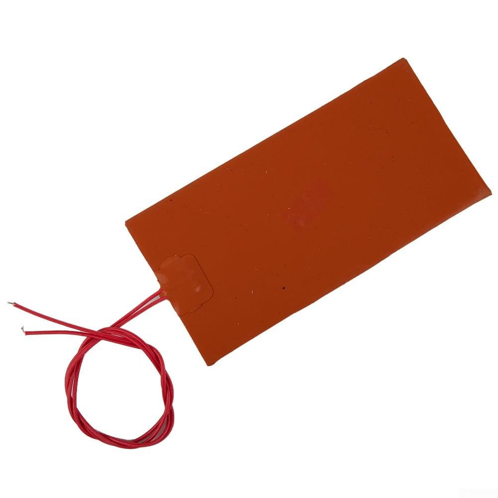 Hochwertige 20 x 15 cm Silikon-Heizplatte für stabile Temperaturen (20 x 10 cm 24 V)