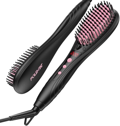 POLENTAT ストレートブラシ ヘアアイロン
