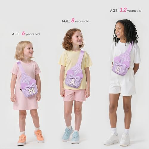 Image of Sling Bag for Girls Gift, Toddler Girl Toys, Purple Z | Cute Design, Adjustable Strap, Premium Durable Materials, Ideal Gift for Girls 4-6 for Birthdays, Christmas & Holidays