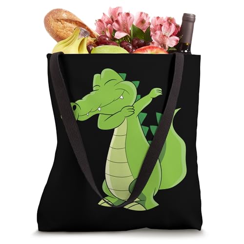 Bolso Tote Dabbing Alligator Funny Dabbender miniatura 4