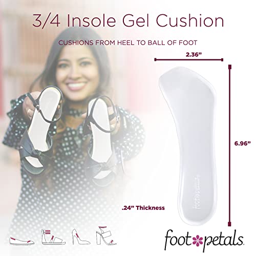 Plantillas Foot Petals para mujer 3/4 de longitud miniatura 3