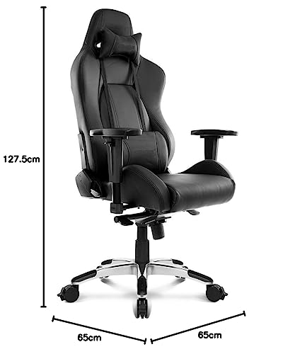 AKRacing オフィスチェア ゲーミングチェア Raven レイブン Premium 組立済みモデル 高耐久PUレザー 180度リクライニング 5年保証