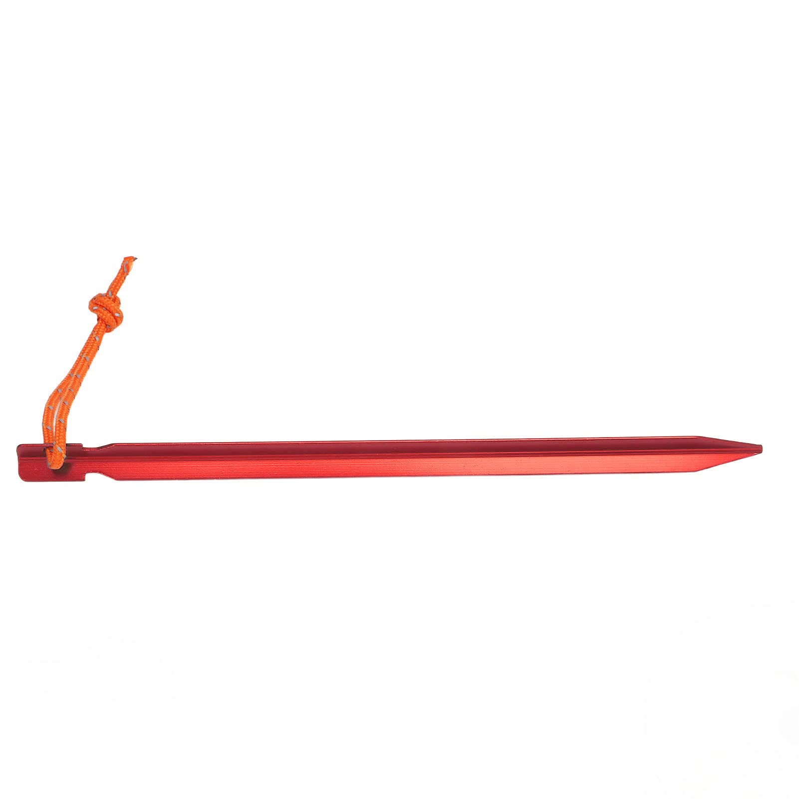 20 pezzi Picchetti per Tenda a Forma di V, Robusti, in Lega di Alluminio con Corde, Picchetti da Campeggio da 9 pollici per Tende da Esterno, Teli e Tendoni, Include Borsa per il (Rossa)