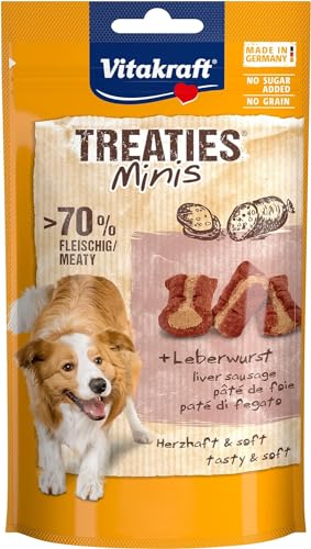 Hundeleberwurst Vitakraft Treaties Minis Hundeleckerli mit hohem Fleischanteil