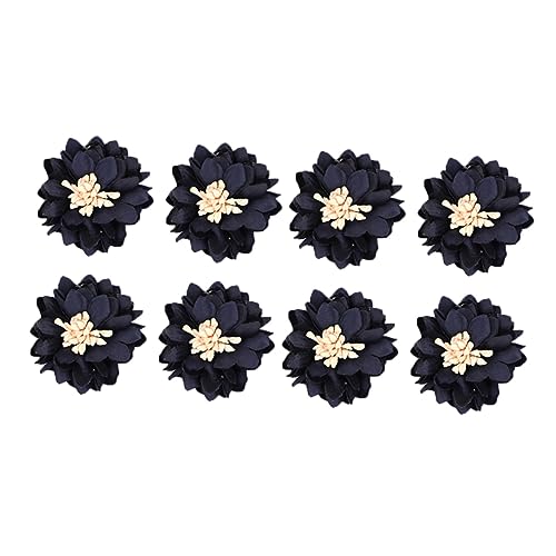 20 piezas de decoraciones de flores de crisantemo secas azules miniatura 1