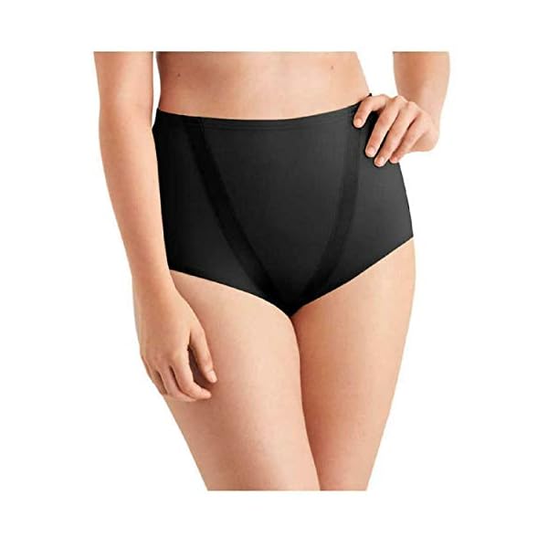 Maidenform-Ladies-Tummy-Toning-Brief-4-Pack Maidenform Ladies' Tummy Toning Brief, 4-Pack (Black/Warm Steel/Over The Taupe/Private Jet, Medium)