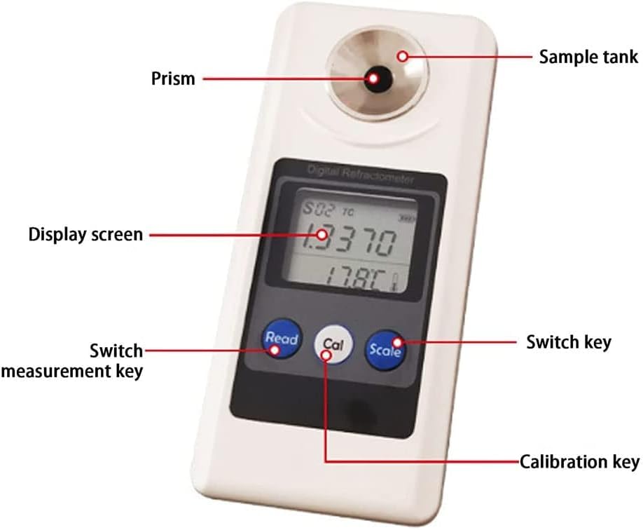 Image of LABART Digital DEF Urea Tester Refractometer for Car with 0-51% & RI LB-DR-608