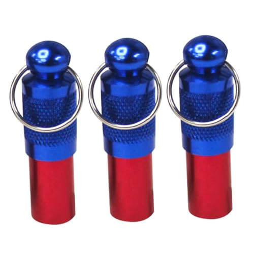 SEWACC 3 Stück Teiliges Haustier identifikationsanhänger Messing Capsule form Namensschild für Hunde und Katzen Robust Rostfrei Dekorativ Geeignet für Halsbänder und DIY schmuck