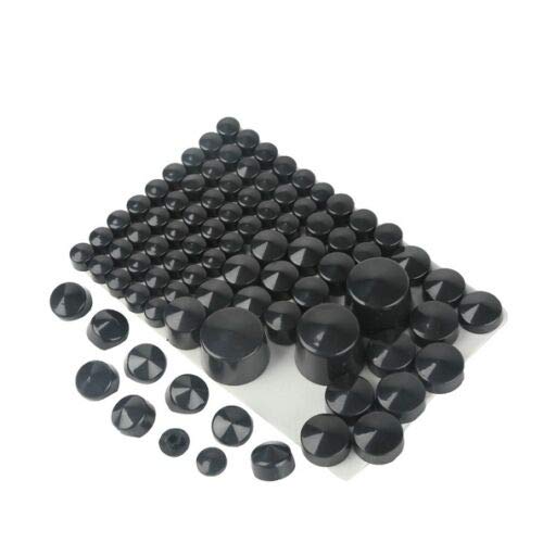 Miniatura 5 de TCT-MOTORPARTS Kit de 87 tapas de perno para Harley Davidson Softail Twin Cam 1984-2006 estándar FXST Deuce FXSTD Negro