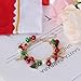 Lystaii Christmas Charm Bracelets Christmas Bells Bracelet Link Bracelet Adjustable Bracelets for Women