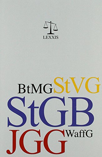 StGB (Strafgesetzbuch), EGStGB (Einführungsgesetz zum StGB), JGG (Jugendgerichtsgesetz), BtMG (Bet StGB (Strafgesetzbuch), EGStGB (Einführungsgesetz zum StGB), JGG (Jugendgerichtsgesetz), BtMG (Bet