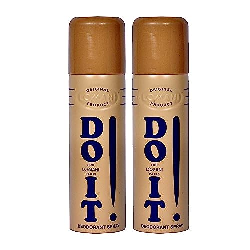 Image of Lomani Do It 200 ml Pack of 2 - Unisex Deodorant Body Spray Long-Lasting Citrus Spicy Fresh Fragrance